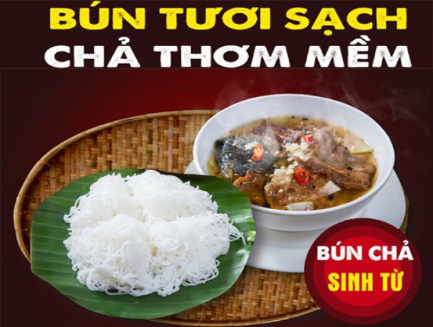 Đôi nét đặc biêt về món Bún chả truyền thống Sinh Từ !